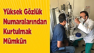 Fakik Göz İçi Lensi Uygulaması ile Yüksek Gözlük Numaralarından Kurtulmak Mümkün