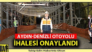 Honaz Tüneli'nde Sona Gelindi