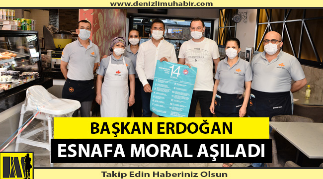 "Lise Caddesi'ndeki iş yerlerini ziyaret etti"