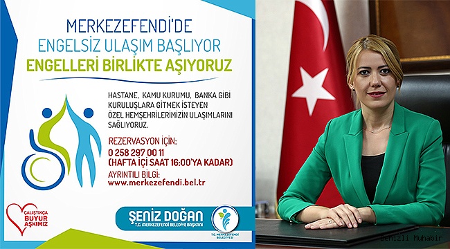 MERKEZEFENDİ’DE ENGELSİZ ULAŞIM BAŞLIYOR