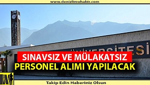 Pamukkale Üniversitesi 173 Personel Alacak