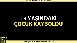 SALDA GÖLÜ'NDE YÜZEN ÇOCUK KAYBOLDU