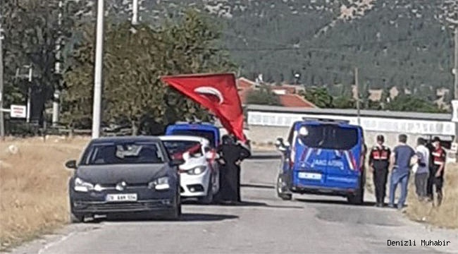 Tartışma çıktı, gelini almaya Jandarma aracı gitti