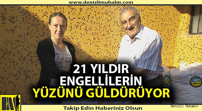 21 yıldır engellilerin yüzünü güldürüyor