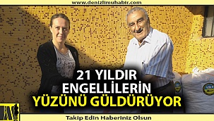 21 yıldır engellilerin yüzünü güldürüyor