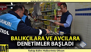 Balık sezonunun açılmasıyla birlikte denetimler başladı