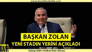 Başkan Zolan yeni stadın yerini açıkladı