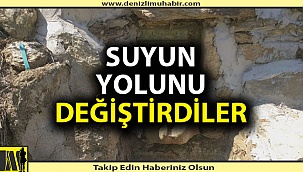 Buldan’da asırlık çeşme susuz kaldı