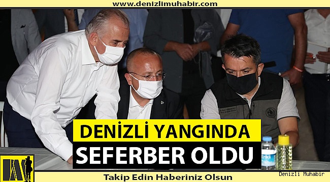 Büyükşehir Belediyesi çok sayıda ekiple yangın söndürme faaliyetlerine destek oldu