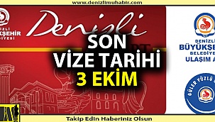 Büyükşehir'den Denizli Öğrenci Kart’ta vize uyarısı