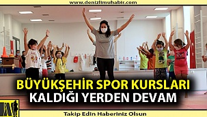 Büyükşehir ile 7'den 70'e spor yapmaya devam ediyor