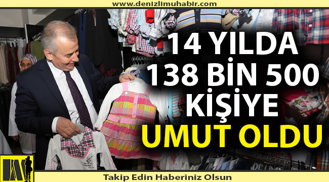 "Büyükşehir Sevgi Eli, 14 yılda 138.500 kişiye umut oldu"