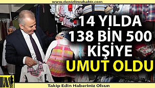 "Büyükşehir Sevgi Eli, 14 yılda 138.500 kişiye umut oldu"