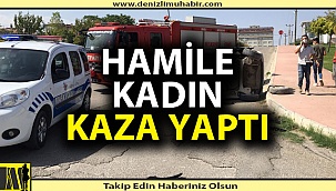 Denizli'de dikkatsiz sürücüler kavşakta kaza yaptı