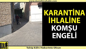 Denizli'de hasta karantinadan kaçıp köpeğini gezdirdi