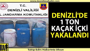 Denizli'de jandarmadan kaçak içki operasyonu