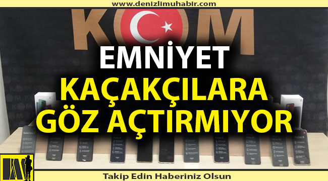 Denizli'de kaçakçı operasyonu
