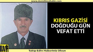 Denizli'de Kıbrıs Gazisi vefat etti