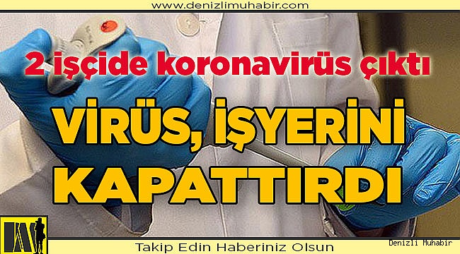 Denizli'de koronavirüs dükkan kapattırdı