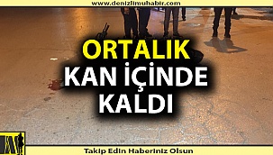 Denizli'de motor sürücüsü polisle çarpıştı