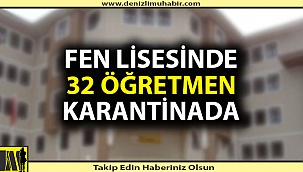 Denizli'de okulda Covid-19 paniği