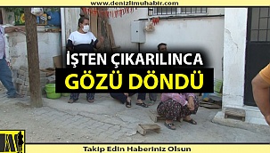 Denizli'de patronunun evini bastı