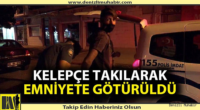 Denizli'de polisten kaçarken kaza yaptı