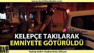 Denizli'de polisten kaçarken kaza yaptı