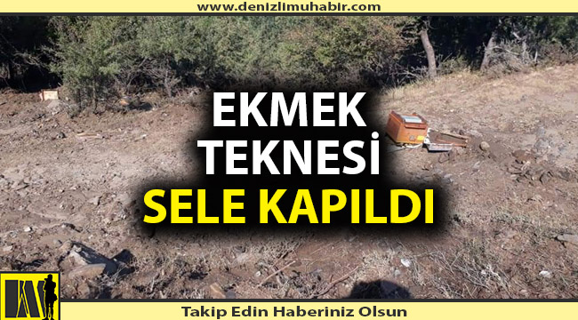Denizli'de sağanak yağış pek çok yerde maddi hasara neden oldu