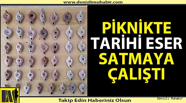 Denizli'de tarihi eser kaçakçılığı