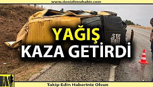 Denizli'de trafik kazası; 1'i ağır 3 yaralı