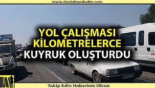 Denizli'de yarım saatlik çalışma trafiği felç etti