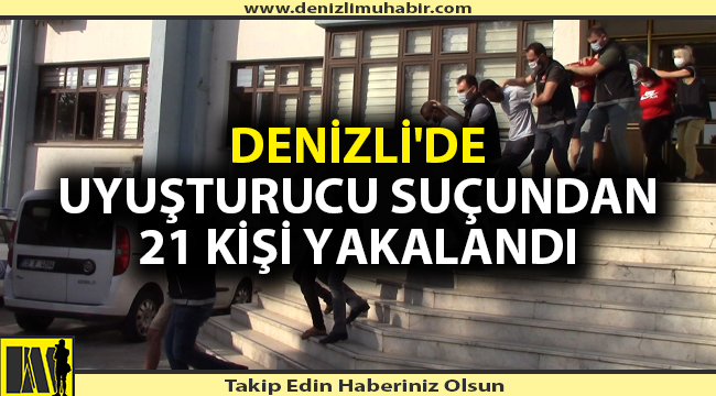 Denizli Emniyetinden zehir tacirlerine operasyon