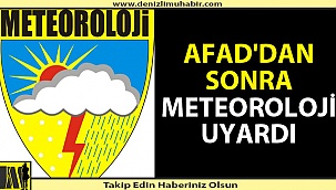 Denizli için 'Sarı Alarm' verildi