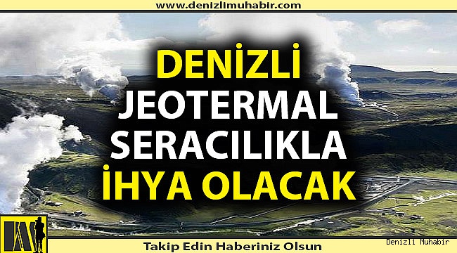 Denizli jeotermal seracılıkla ihya olacak