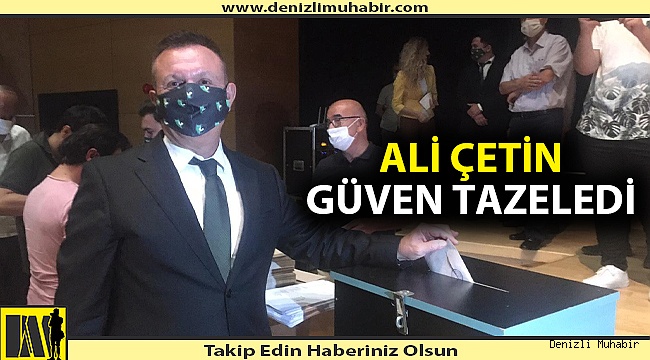 Denizlispor'da Ali Çetin yeniden başkan