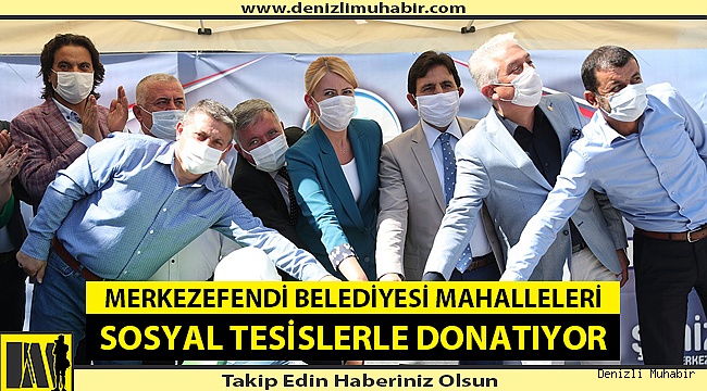 Merkezefendi Belediyesi mahalleleri sosyal tesislerle donatıyor