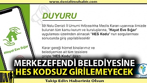 Merkezefendi Belediyesinde HES kodu uygulaması başlatıldı
