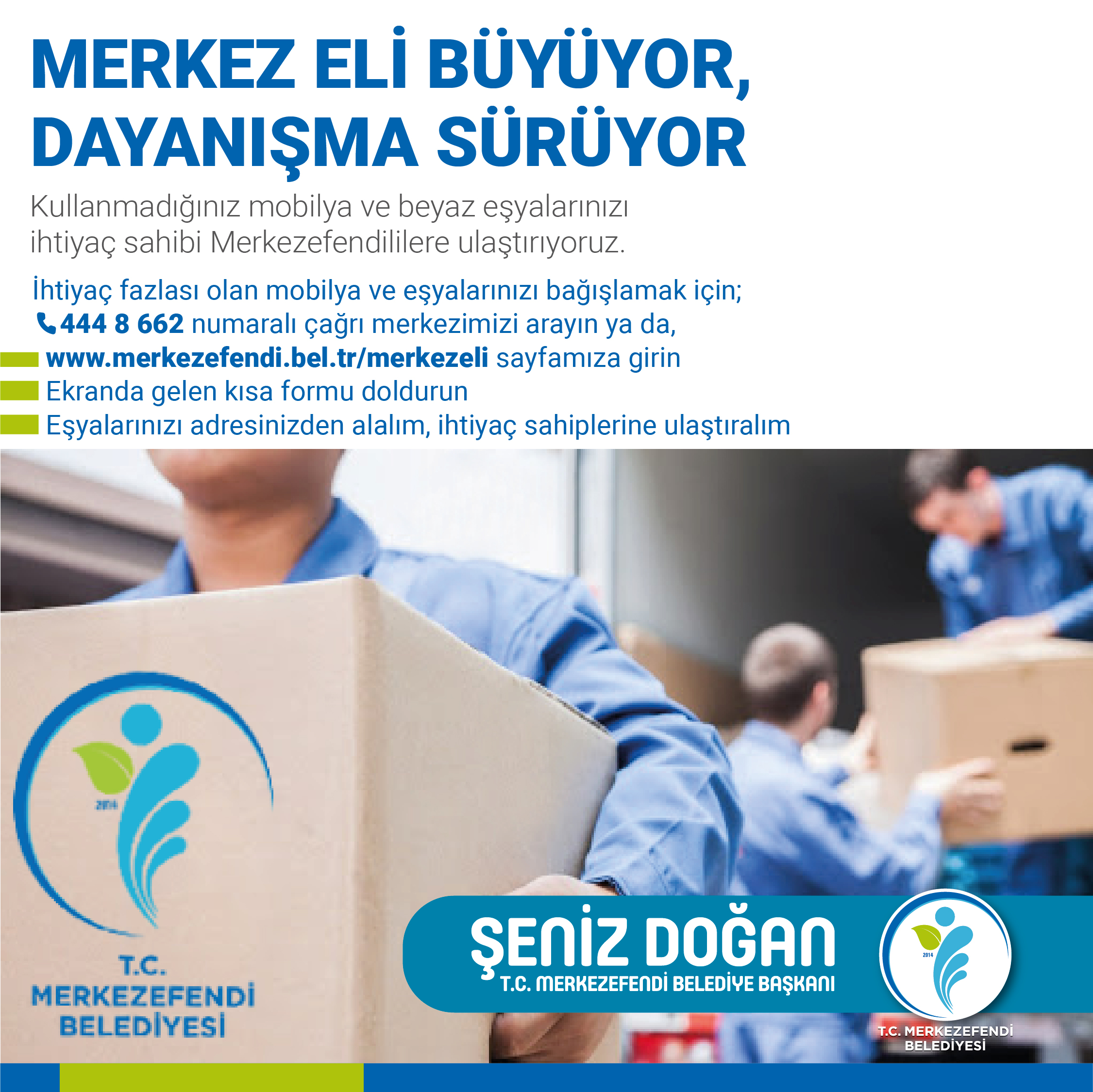 Merkezefendi’de iyilik zinciri büyüyerek devam ediyor