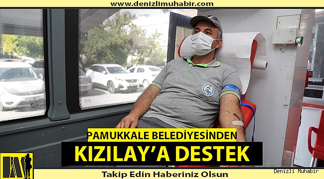 Pamukkale Belediyesinden Kızılay’a destek