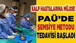 PAÜ Hastanesi Çocuk Kardiyolojide Şemsiye Metodu Tedavisi Başladı