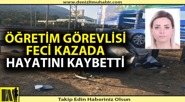 PAÜ Öğretim Görevlisi kazada yaşamını yitirdi