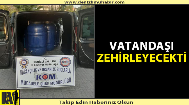 Tam 570 kilo kaçak alkolle yakalandı