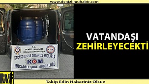 Tam 570 kilo kaçak alkolle yakalandı