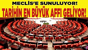 Tarihin en büyük affı geliyor!