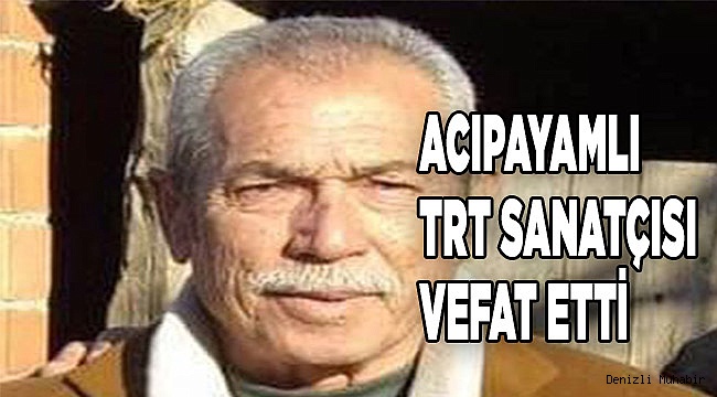 TRT SAZ SANATÇISI SİNASİ USLU’YU KAYBETTİK