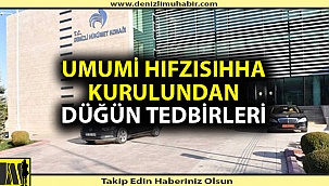 Denizli Umumi Hıfzısıhha Kurulundan düğün tedbirleri