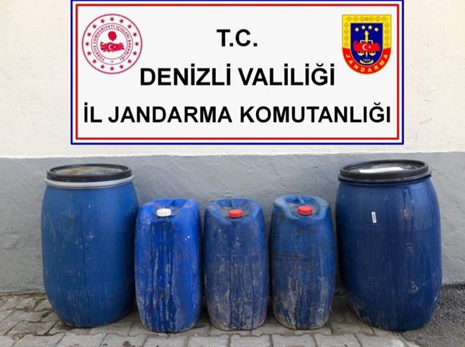 410 litre kaçak alkol piyasaya sürülmeden yakalandı