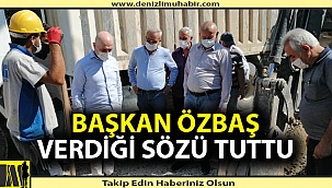 Başkan Özbaş, Trafo Mahallesi’ne verdiği sözü tuttu