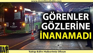 Denizli Büyükşehir Belediyesi şoföründen takdir toplayan davranış